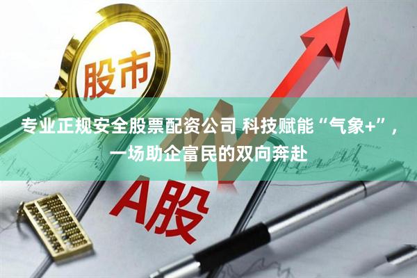 专业正规安全股票配资公司 科技赋能“气象+”，一场助企富民的双向奔赴